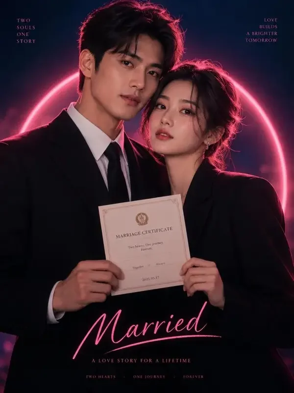 闪婚后老公藏不住了短剧封面，甜宠题材